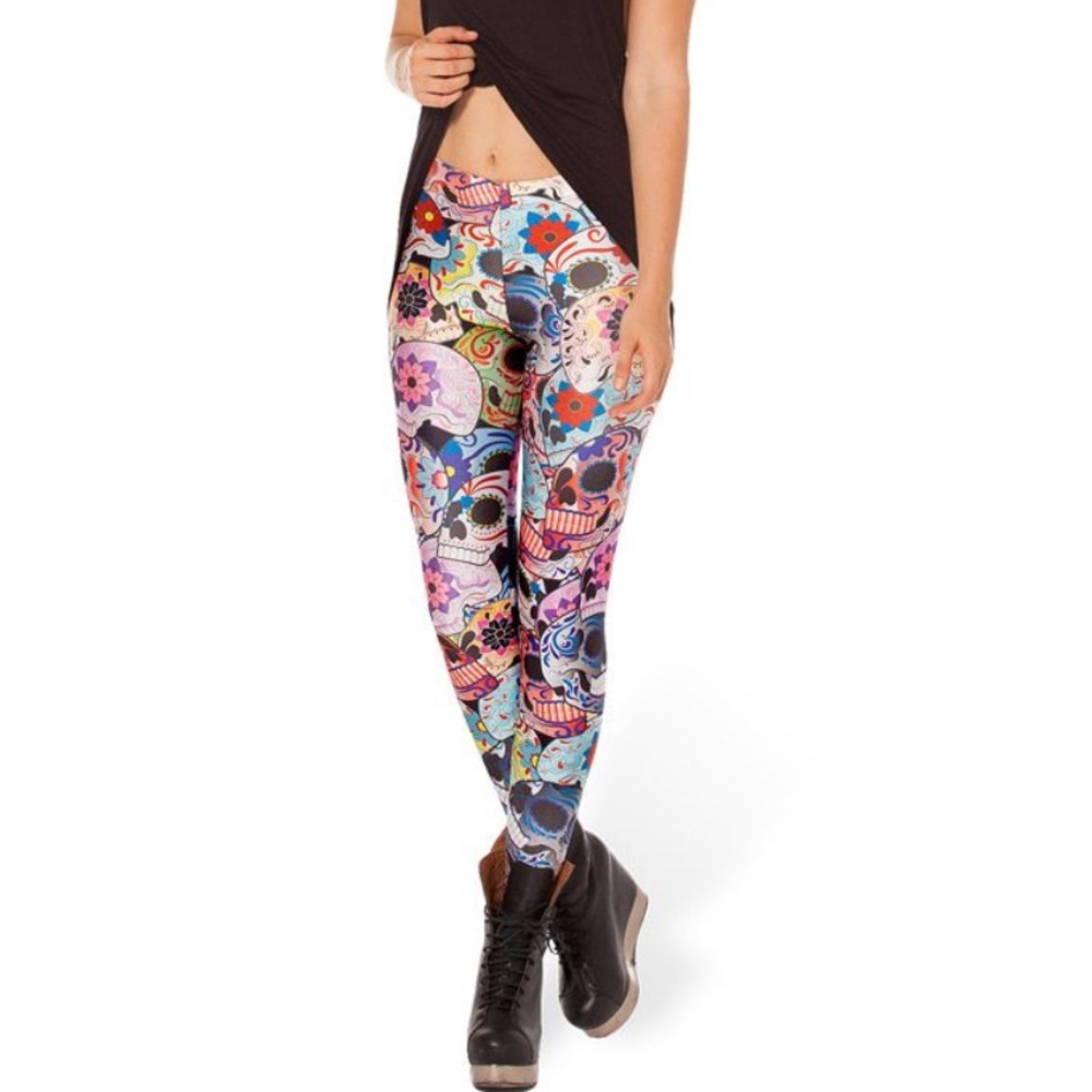 Blackmilk Day of the Dead leggings